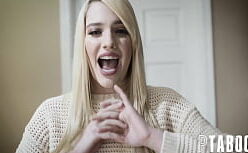 Padrasto fodeu a enteada e gozou na cara dela